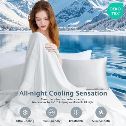 Imagem de Edredom BEAUTEX Cooling Queen Size cinza leve