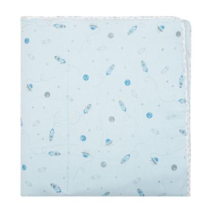 Imagem de Edredom Bebê 100% Algodão Estampado Dupla Face