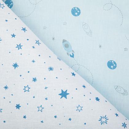 Imagem de Edredom Bebê 100% Algodão Estampado Dupla Face