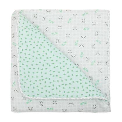 Imagem de Edredom Bebê 100% Algodão Estampado Dupla Face