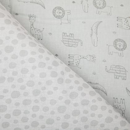 Imagem de Edredom Bebê 100% Algodão Estampado Dupla Face