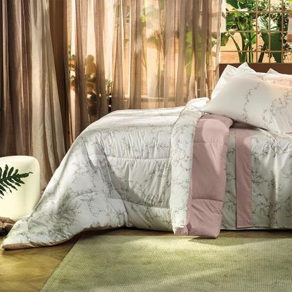 Imagem de Edredom Casal Altenburg Algodão Lux 200 Fios Miniflowers