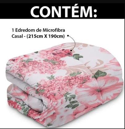 Imagem de Edredom Casal Cobertor Dupla Face Estampas Luxuosa Variadas