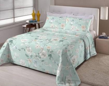 Imagem de Edredom Casal Cobertor Dupla Face Estampas Luxuosa Variadas