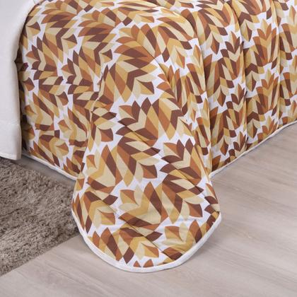 Imagem de Edredom Casal King Dupla Face Malha 100% Algodão Liso C/ Viés