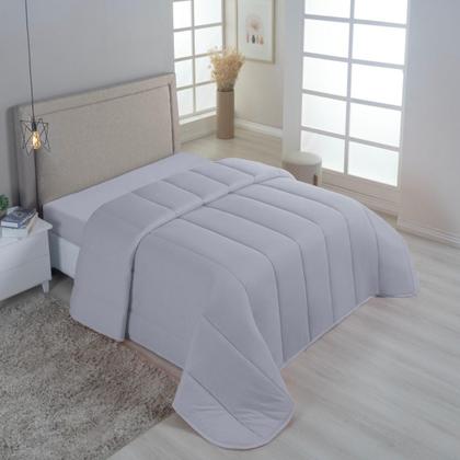 Imagem de Edredom Casal Malha Algodão Antialérgico Dupla Face Macio