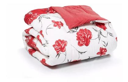 Imagem de Edredom Casal Padrão Dupla Face Estampado Manta Siliconada - Cecicasa