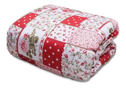 Imagem de Edredom Casal Padrão Dupla Face Estampado Manta Siliconada - Cecicasa