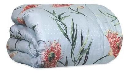 Imagem de Edredom Casal Padrão Dupla Face Estampado Manta Siliconada - Cecicasa