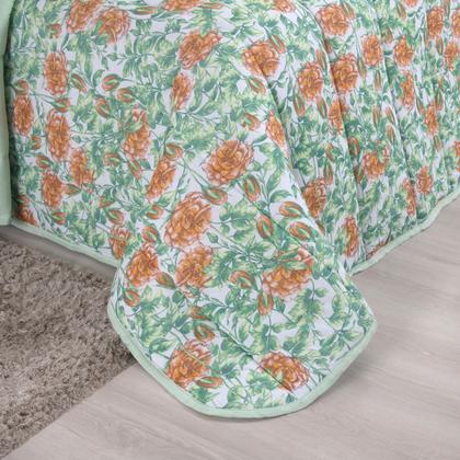 Imagem de Edredom Casal Queen Dupla Face Malha 100% Algodão Liso C/ Viés