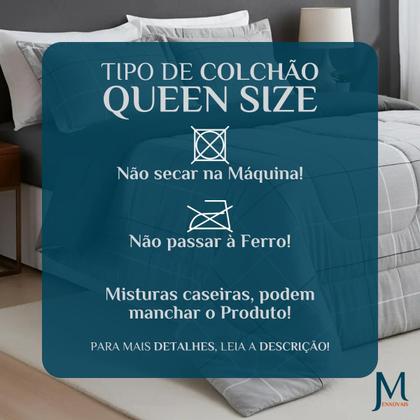 Imagem de Edredom Casal Queen Size 200 Fios Nyla Dupla Face Estampado Avere
