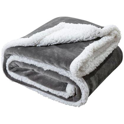 Imagem de Edredom Coberdrom Casal Queen Aveludado Flannel Sherpa Dupla Face Macio Avulso