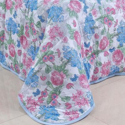 Imagem de Edredom Cobertor Sonnet Queen Malha Estampada Dupla Face