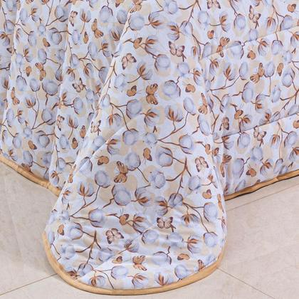 Imagem de Edredom Cobertor Sonnet Solteiro Malha Estampada Dupla Face