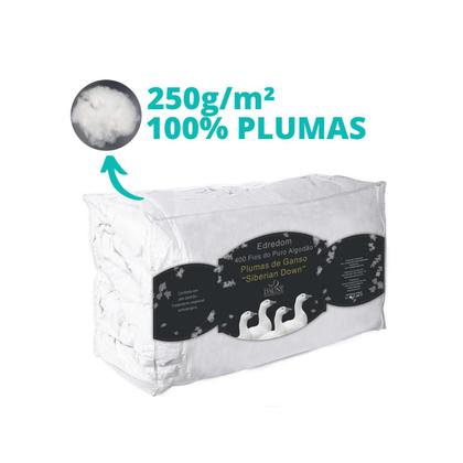 Imagem de Edredom Daune 100% Plumas De Ganso 400 Fios Premium Casal