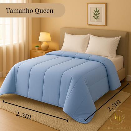 Imagem de Edredom De Malha Cama Solteiro Queen King Fio Pentado Quentinho Antialérgico Toque Macio