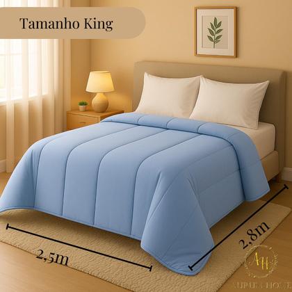 Imagem de Edredom De Malha Cama Solteiro Queen King Fio Pentado Quentinho Antialérgico Toque Macio