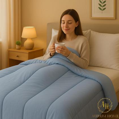 Imagem de Edredom De Malha Cama Solteiro Queen King Fio Pentado Quentinho Antialérgico Toque Macio