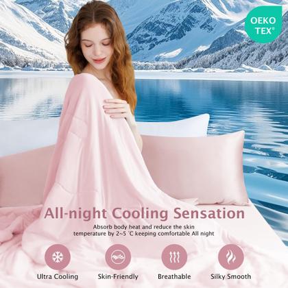 Imagem de Edredom de resfriamento BEAUTEX Queen Size Q-Max0,45 rosa