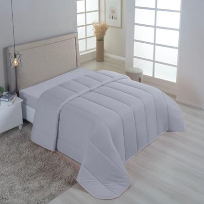 Imagem de Edredom Dupla Face Malha 100% Algodão Liso C/ Viés Avulso