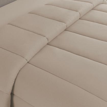 Imagem de Edredom Dupla Face Malha 100% Algodão Liso C/ Viés Avulso