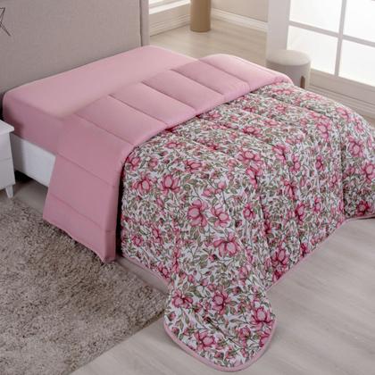 Imagem de Edredom Dupla Face Malha 100% Algodão Liso C/ Viés Avulso Grosso