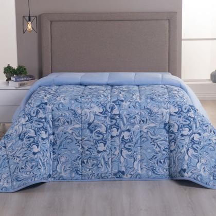 Imagem de Edredom Dupla Face Malha 100% Algodão Liso C/ Viés Avulso Grosso