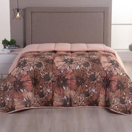 Imagem de Edredom Dupla Face Malha 100% Algodão Liso C/ Viés Avulso Grosso