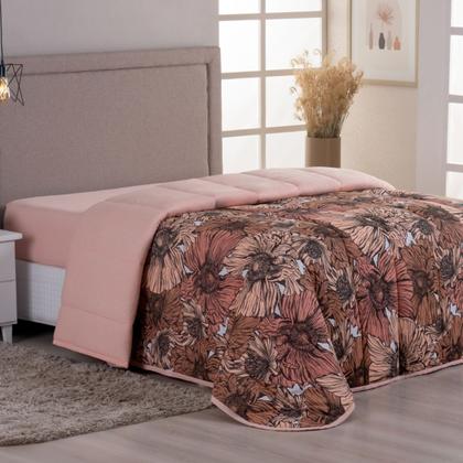 Imagem de Edredom Dupla Face Malha 100% Algodão Liso C/ Viés Avulso Grosso