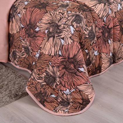 Imagem de Edredom Dupla Face Malha 100% Algodão Liso C/ Viés Avulso Grosso