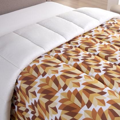 Imagem de Edredom Dupla Face Malha 100% Algodão Liso C/ Viés Avulso Grosso