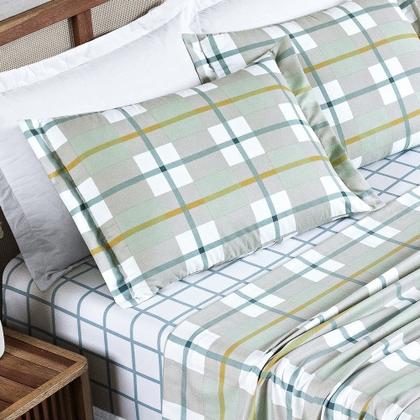 Imagem de Edredom + Jogo de Cama Afeto 400 Fios King 05 Peça 100% Poliéster - Adria