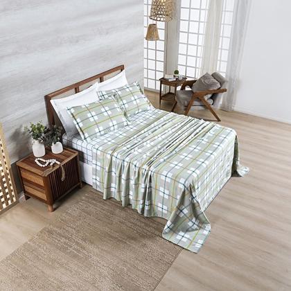 Imagem de Edredom + Jogo de Cama Afeto 400 Fios King 05 Peça 100% Poliéster - Adria