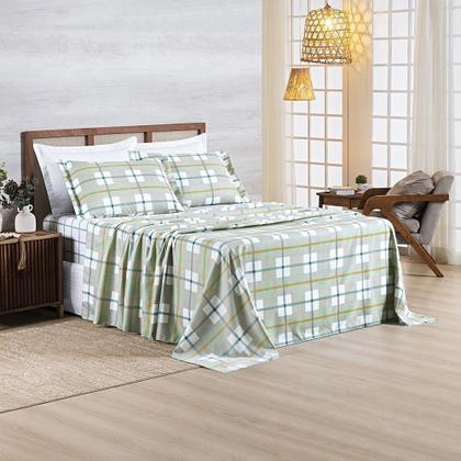 Imagem de Edredom + Jogo de Cama Afeto 400 Fios King 05 Peça 100% Poliéster - Adria