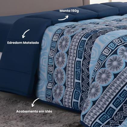Imagem de Edredom King 100% Algodão Dupla Face Malha de Algodão Macio Estampado