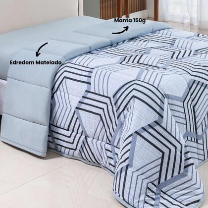 Imagem de Edredom King 100% Algodão Dupla Face Malha de Algodão Macio Estampado