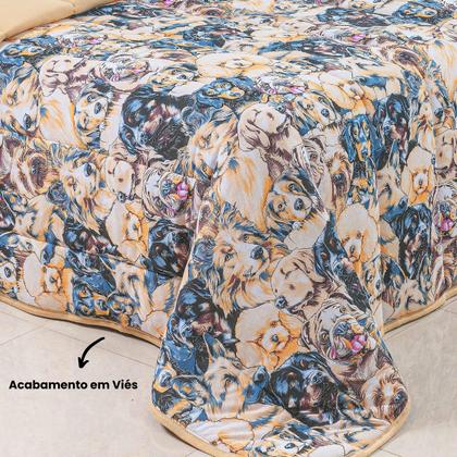 Imagem de Edredom King 100% Algodão Dupla Face Malha de Algodão Macio Estampado