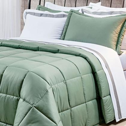 Imagem de Edredom King 3 Peças Dupla Face 100% Algodão Egípcio 400 fios Pádua