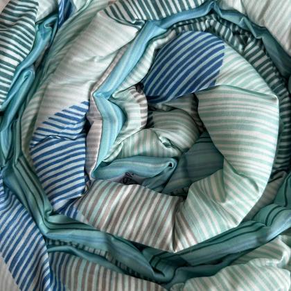 Imagem de Edredom Microfibra Rolinho c/ Cinta Solteiro 2,10x1,40