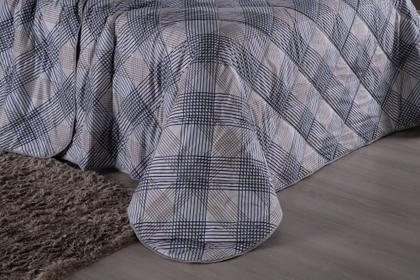 Imagem de Edredom para cama casal queen estampado dupla face 400 fios micro percal