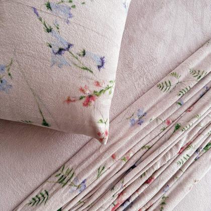 Imagem de Edredom Plush Estampado Dupla Face Macio Solteiro 1 Peça