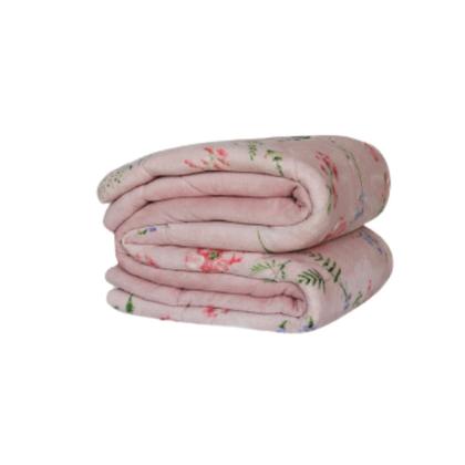 Imagem de Edredom Plush Estampado Dupla Face Macio Solteiro 1 Peça