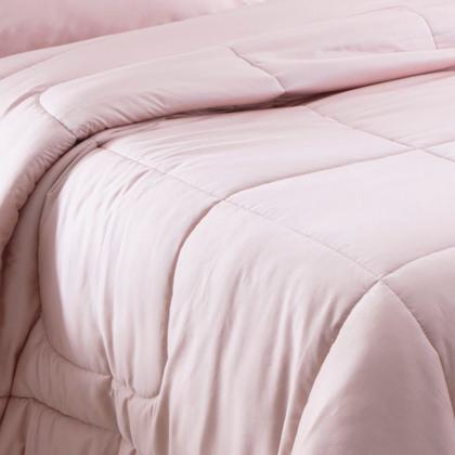 Imagem de Edredom Queen 300 Fios Kacyumara Liso In Rosê Satinee Acetinado
