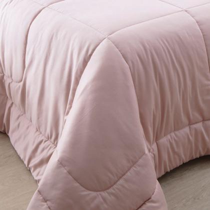 Imagem de Edredom Queen 300 Fios Kacyumara Liso In Rosê Satinee Acetinado