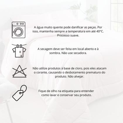 Imagem de Edredom Queen 300 Fios Kacyumara Liso In Rosê Satinee Acetinado