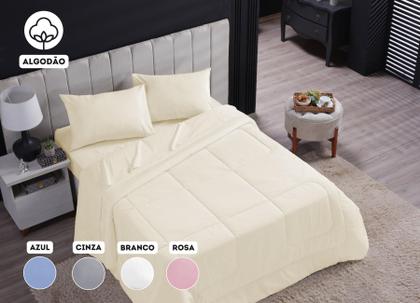 Imagem de Edredom Queen Algodao 200 fios Coberdrom Cobertor