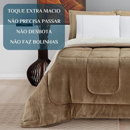 Imagem de Edredom Queen Size Everest Fofura Dupla Face Super MacioeQuentinho