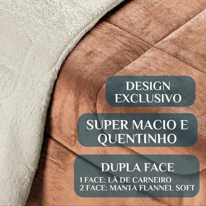 Imagem de Edredom Queen Size Everest Fofura Dupla Face Super MacioeQuentinho