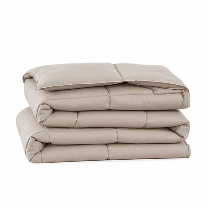 Imagem de Edredom Queen Toque de Pluma 240 x 260 cm Ecopluma Camesa Bege Premium -