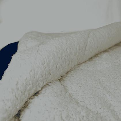 Imagem de Edredom Sherpa Cobertor E Coberdrom Casal Queen Grosso Cores